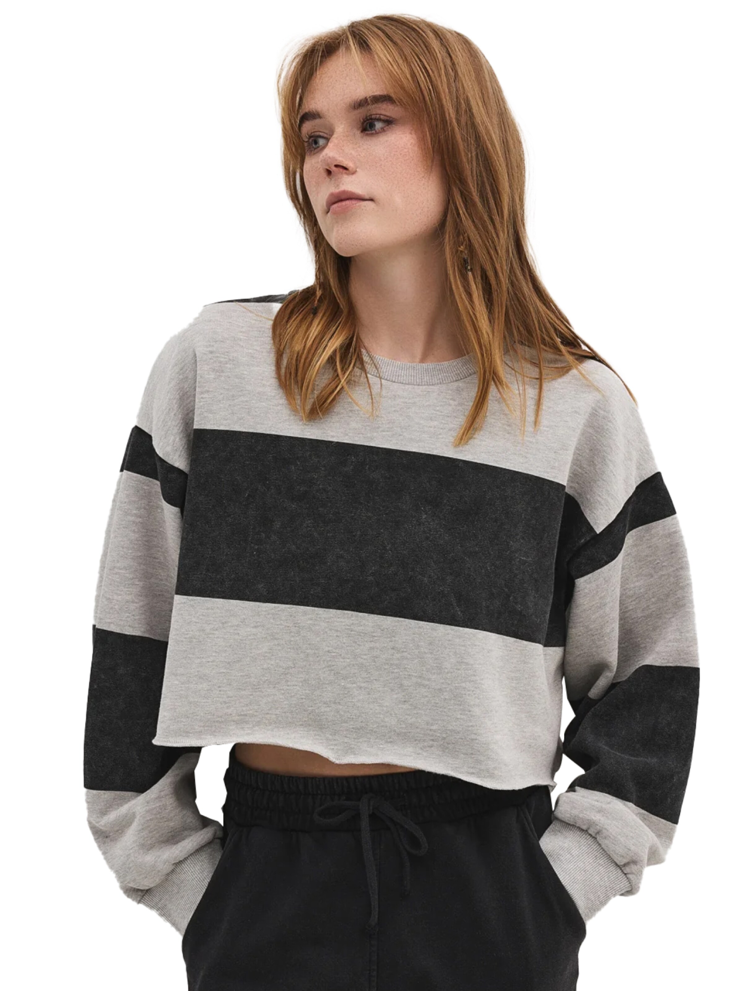 No Matter What Sweatshirt in Zwart: voorkant