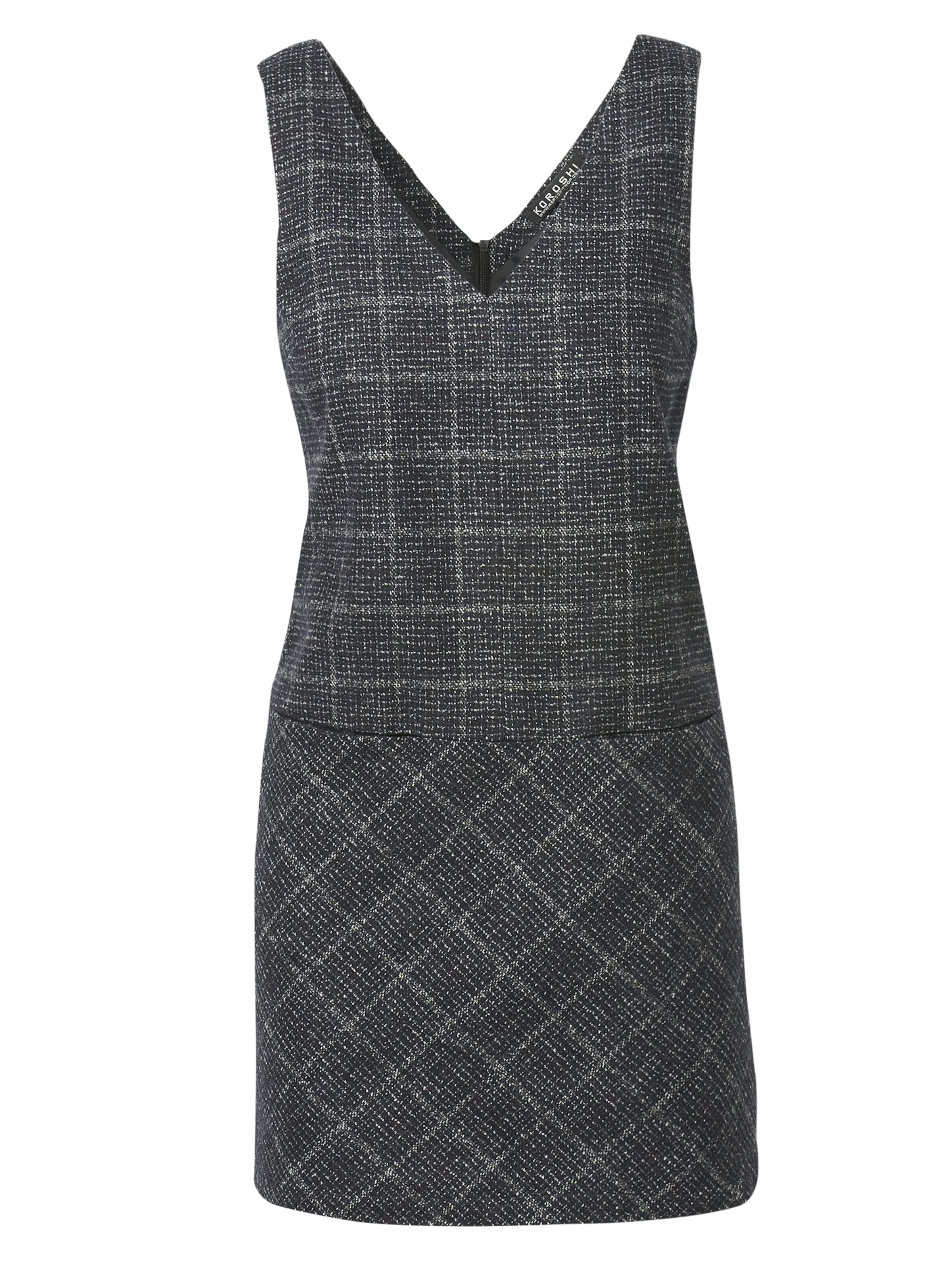 KOROSHI Mekko värissä musta: etupuoli