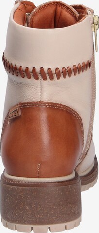 PIKOLINOS Lace-Up Ankle Boots in Beige