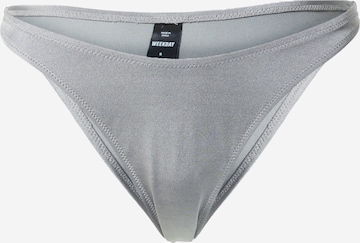 WEEKDAY - Cueca biquíni em cinzento: frente