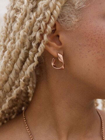 Boucles d'oreilles 'River' PURELEI en or : devant