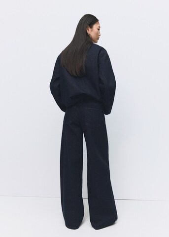 MANGO Wide leg Jeans 'Rain' in Blue