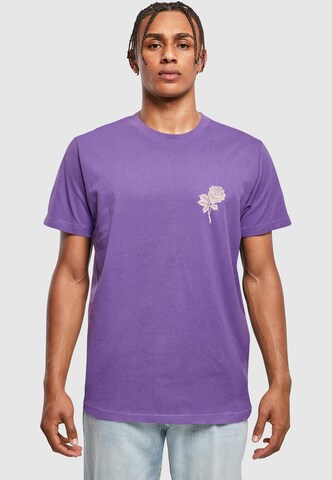 MT Men T-Shirt 'Wasted Youth' in Lila