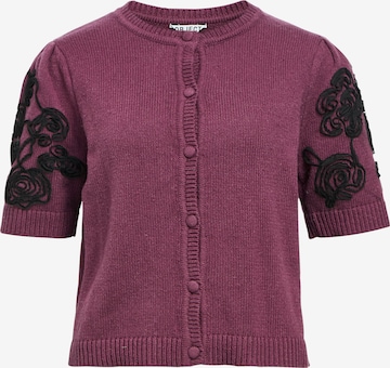 OBJECT Neuletakki 'OBJJane' värissä lila: etupuoli