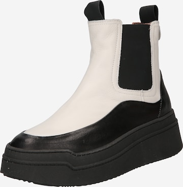 MJUS - Botas chelsea 'LIBO' em branco: frente