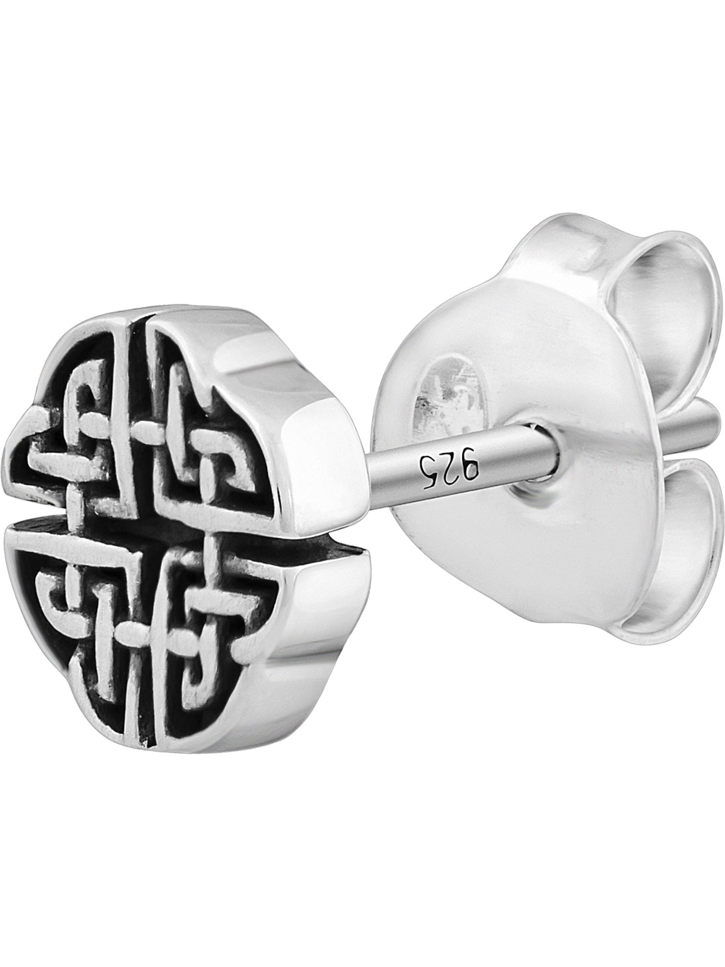 Boucles d'oreilles caï en argent