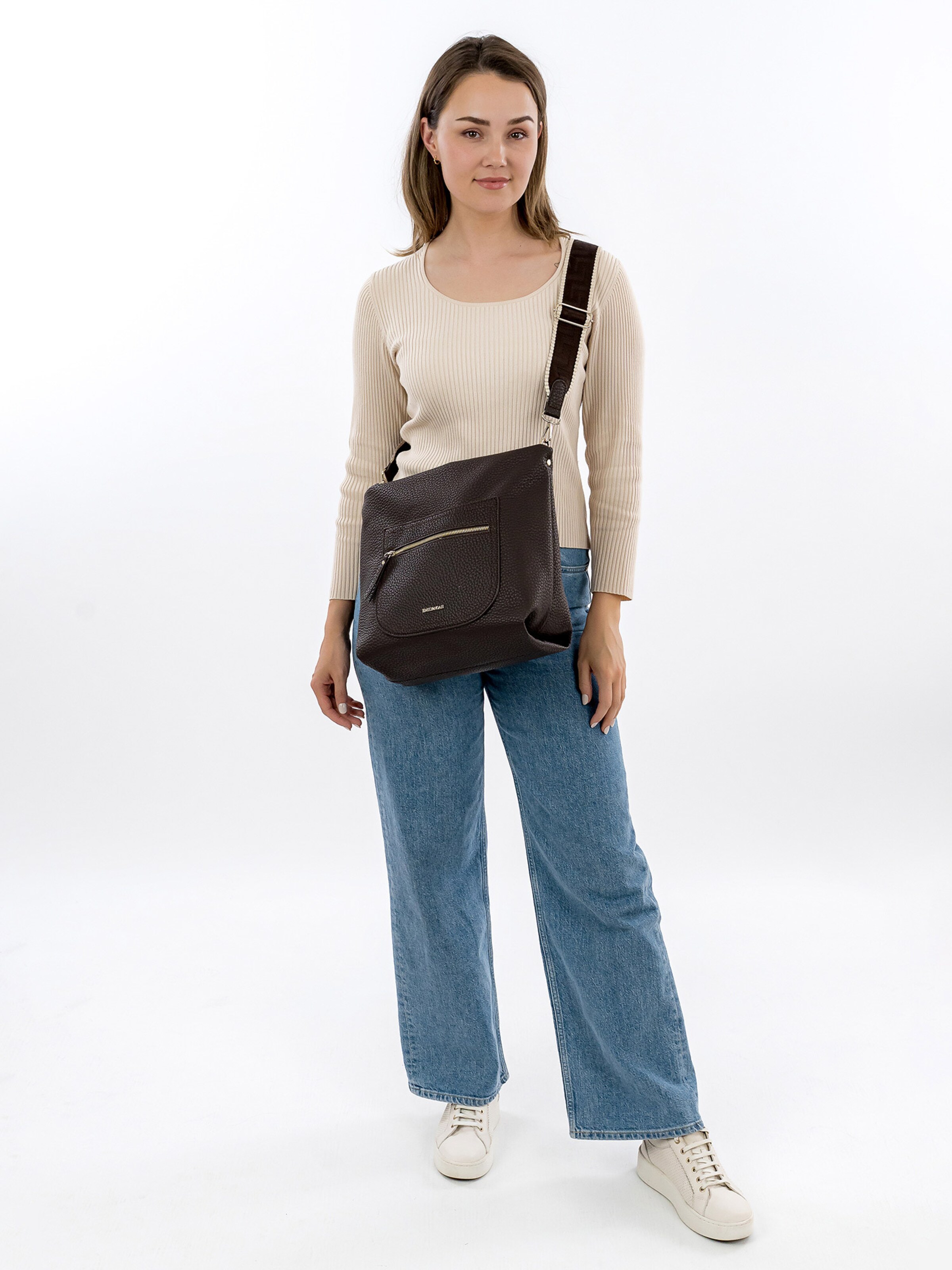 Sacs à main 'Heidi ' Emily & Noah en marron : devant