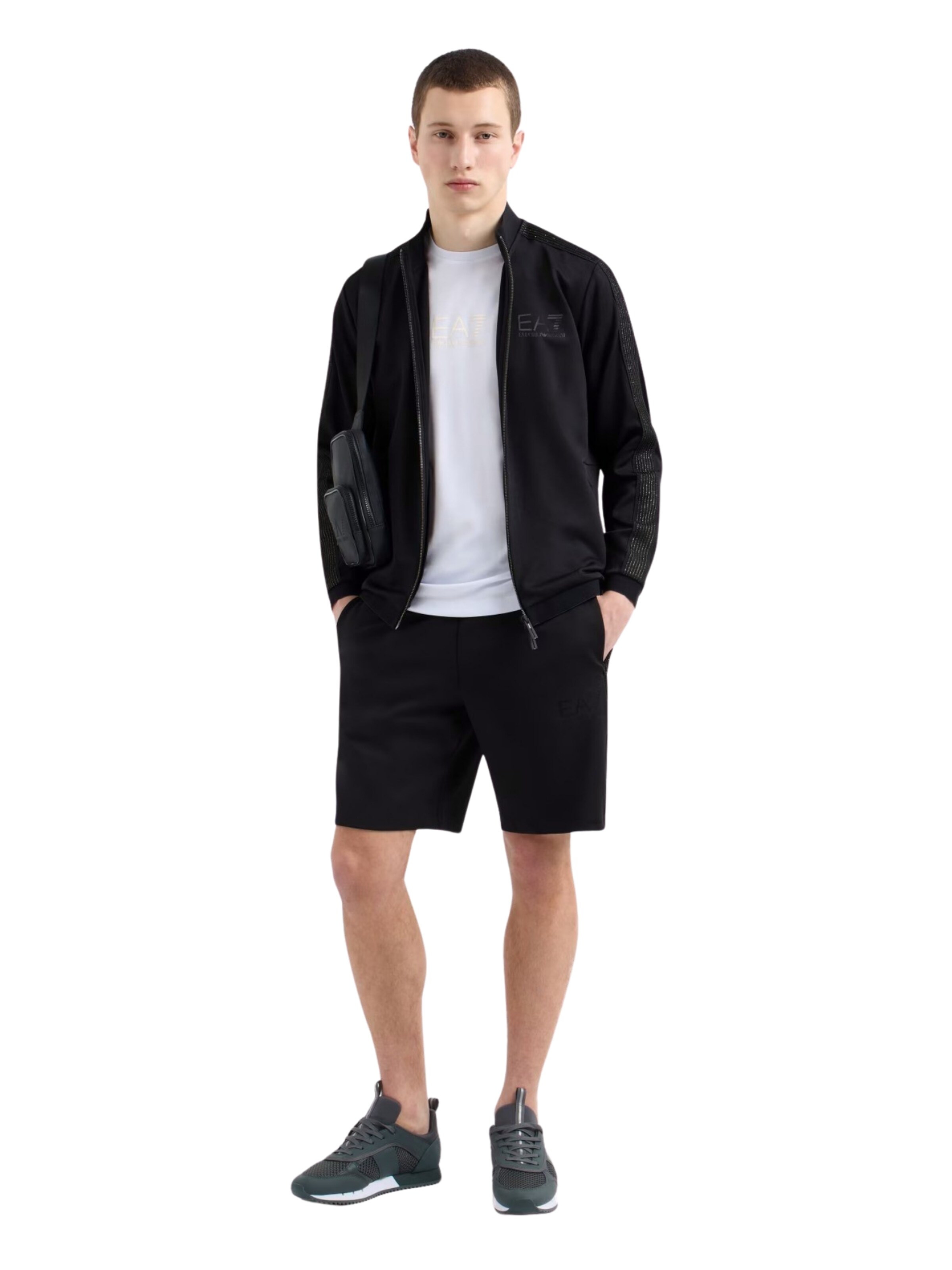 EA7 Emporio Armani Regular Pants in Black