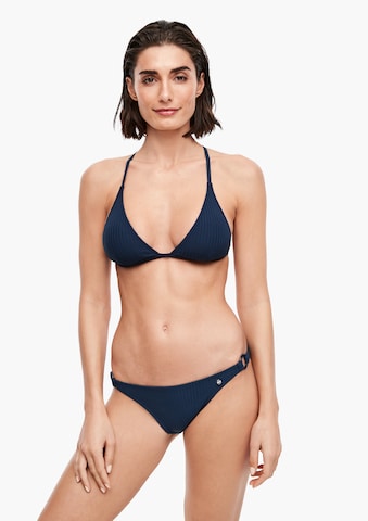 Triangolo Bikini di s.Oliver in blu: frontale