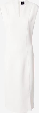 BOSS Black Oprijeta obleka 'Dukeva1' | bela barva: sprednja stran