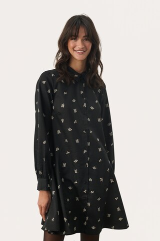 Part Two Shirt dress 'Esilya' in Black: front