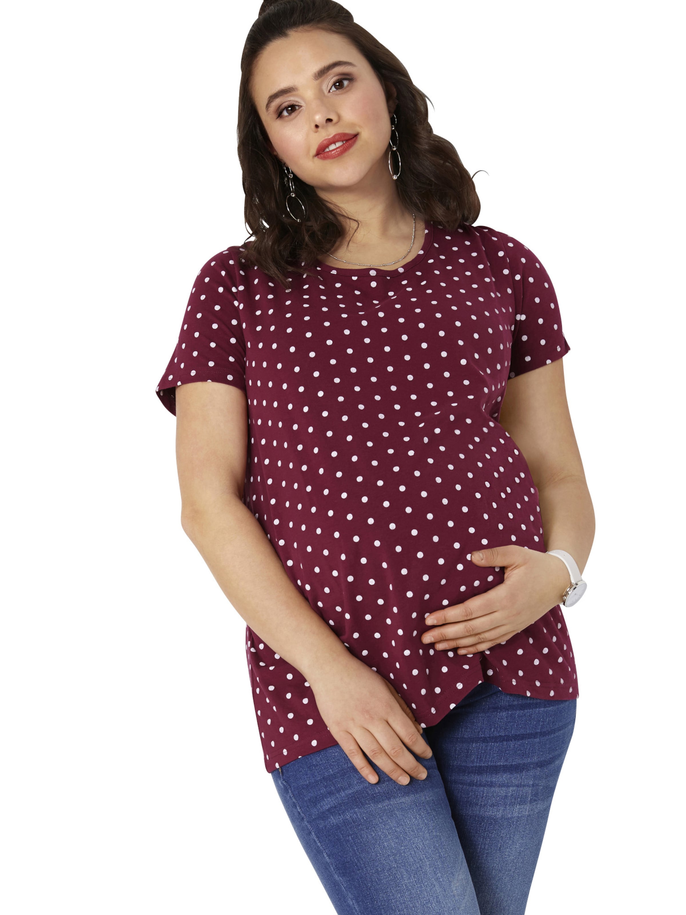 bonprix Shirt in Lila: voorkant