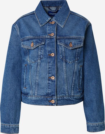 HUGO Between-Season Jacket 'Anouk' in Blue: front