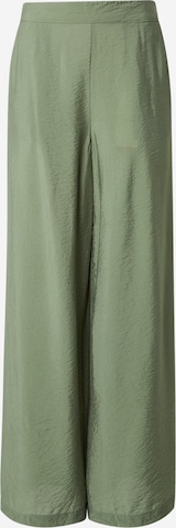 Wide Leg Pantalon s.Oliver en vert : devant