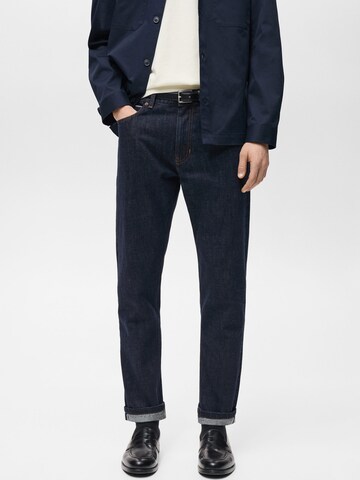 MANGO MAN Regular Jeans 'POLA' in Blue: front