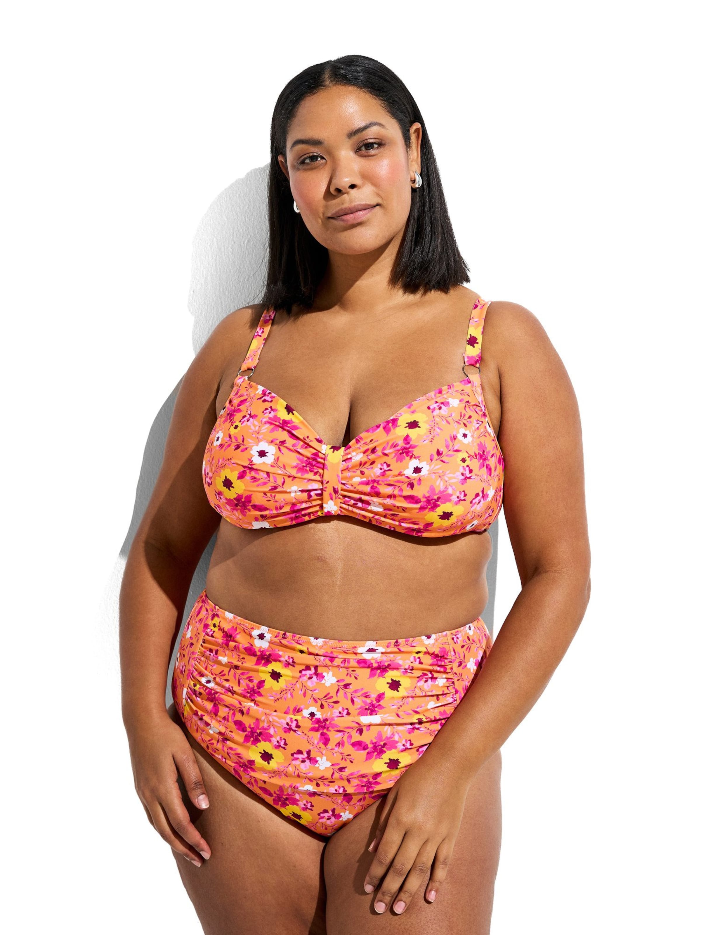 Swim by Zizzi Bikinibroek in Oranje