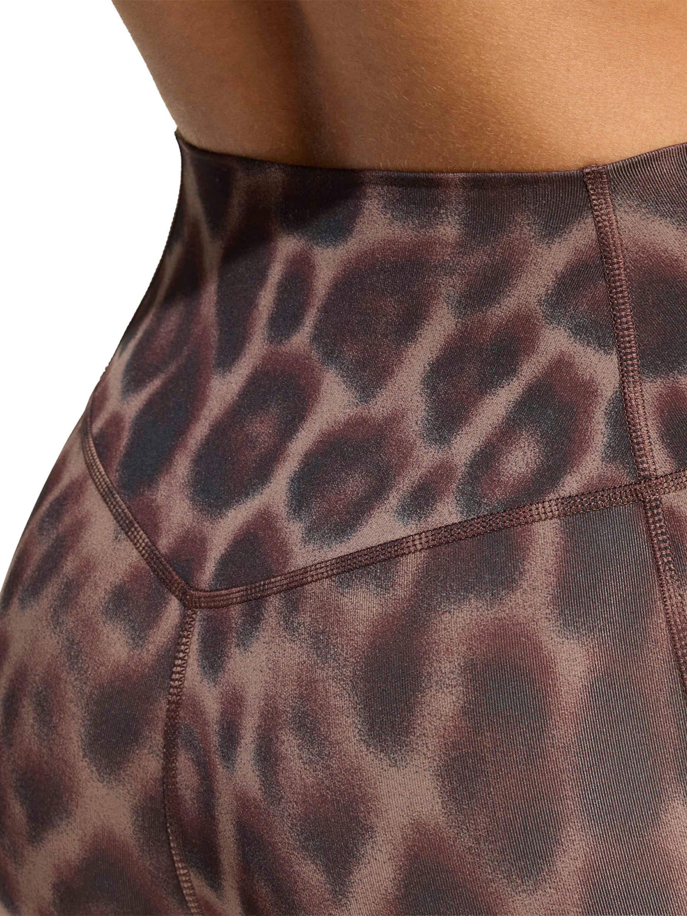 ADIDAS PERFORMANCE Skinny Workout Pants 'OPT ESS' in Brown