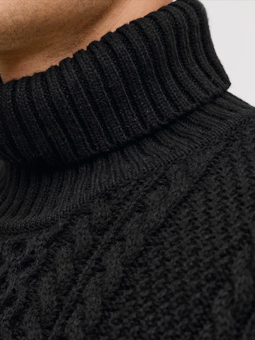 JACK & JONES Sweater 'JJPAUL' in Black