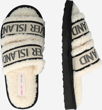 River Island Slipper in Beige