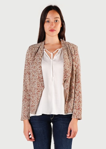Le Temps Des Cerises Blazers 'MUSA' in Bruin: voorkant