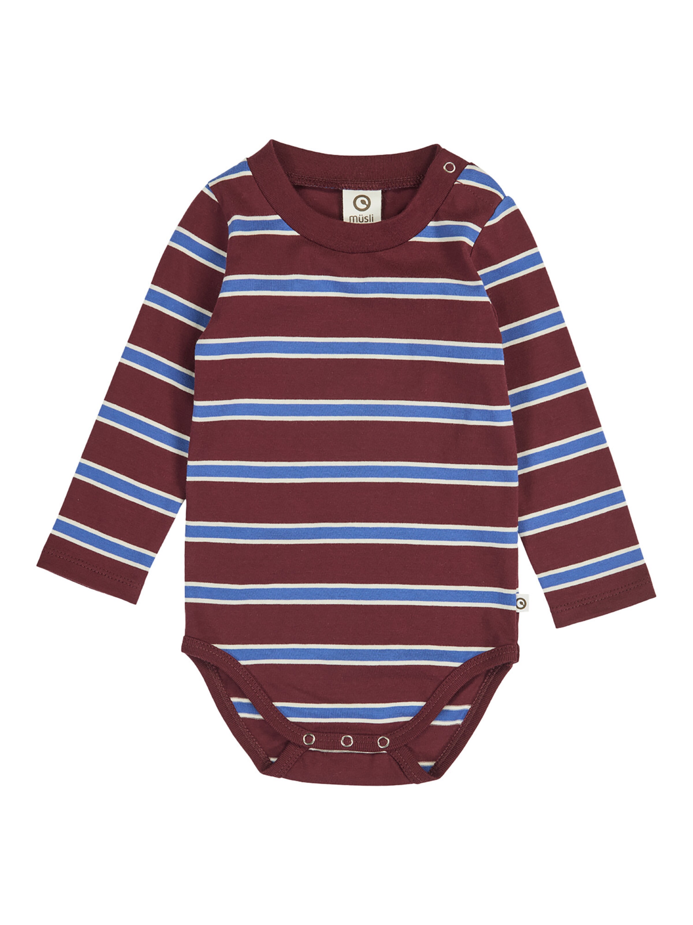 Müsli by GREEN COTTON - Pijama entero/body en rojo: frente