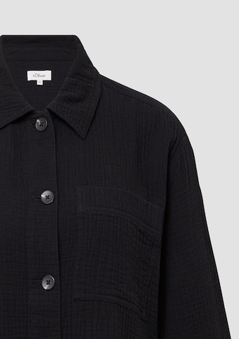s.Oliver Blouse in Zwart