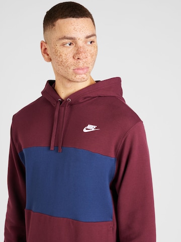 Nike Sportswear Mikina – červená