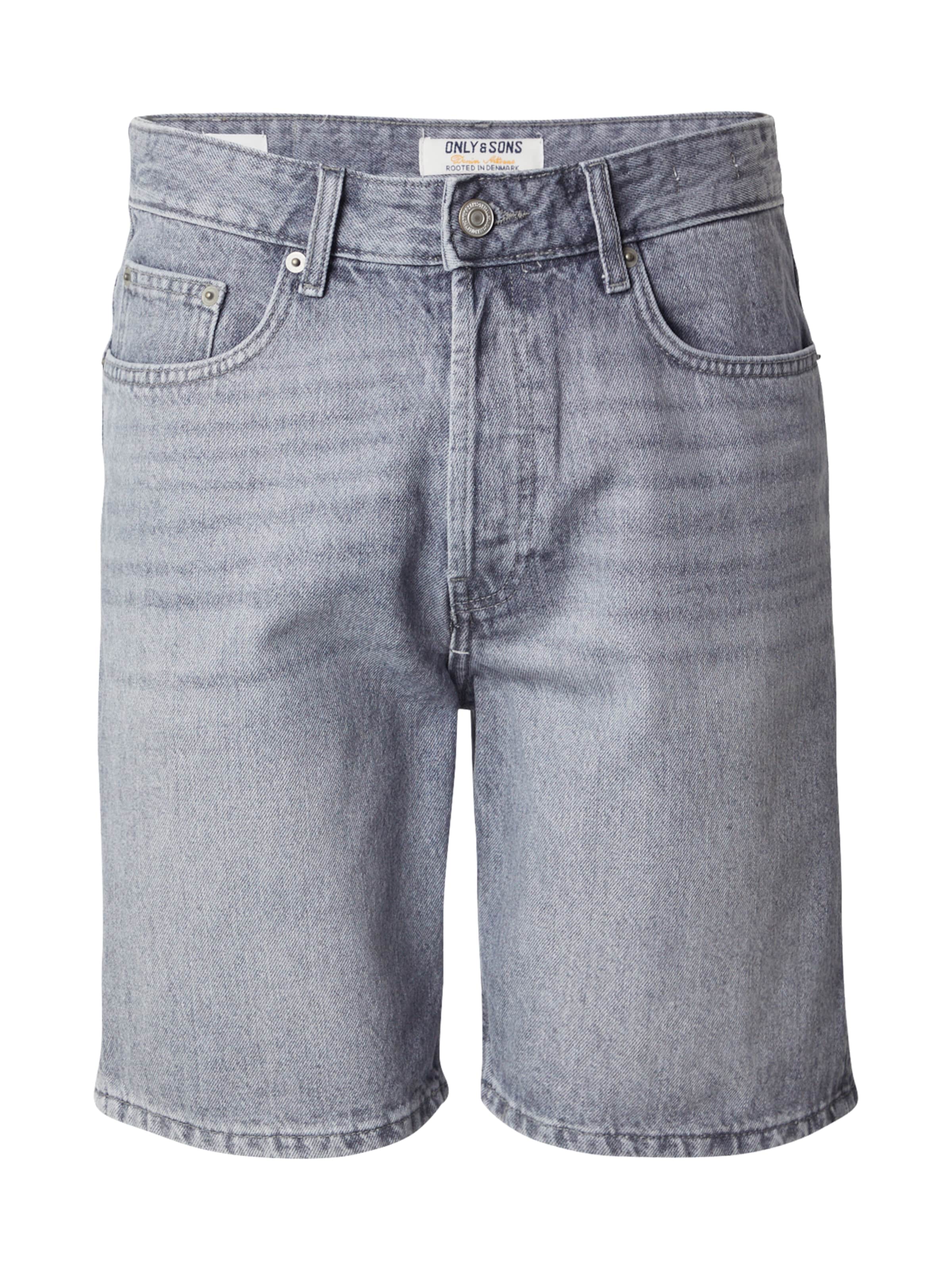 Regular Jeans 'ONSedge' de la Only & Sons pe gri: față