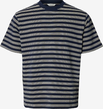 SELECTED T-Shirt 'SLHELI' in Blau: Vorderseite
