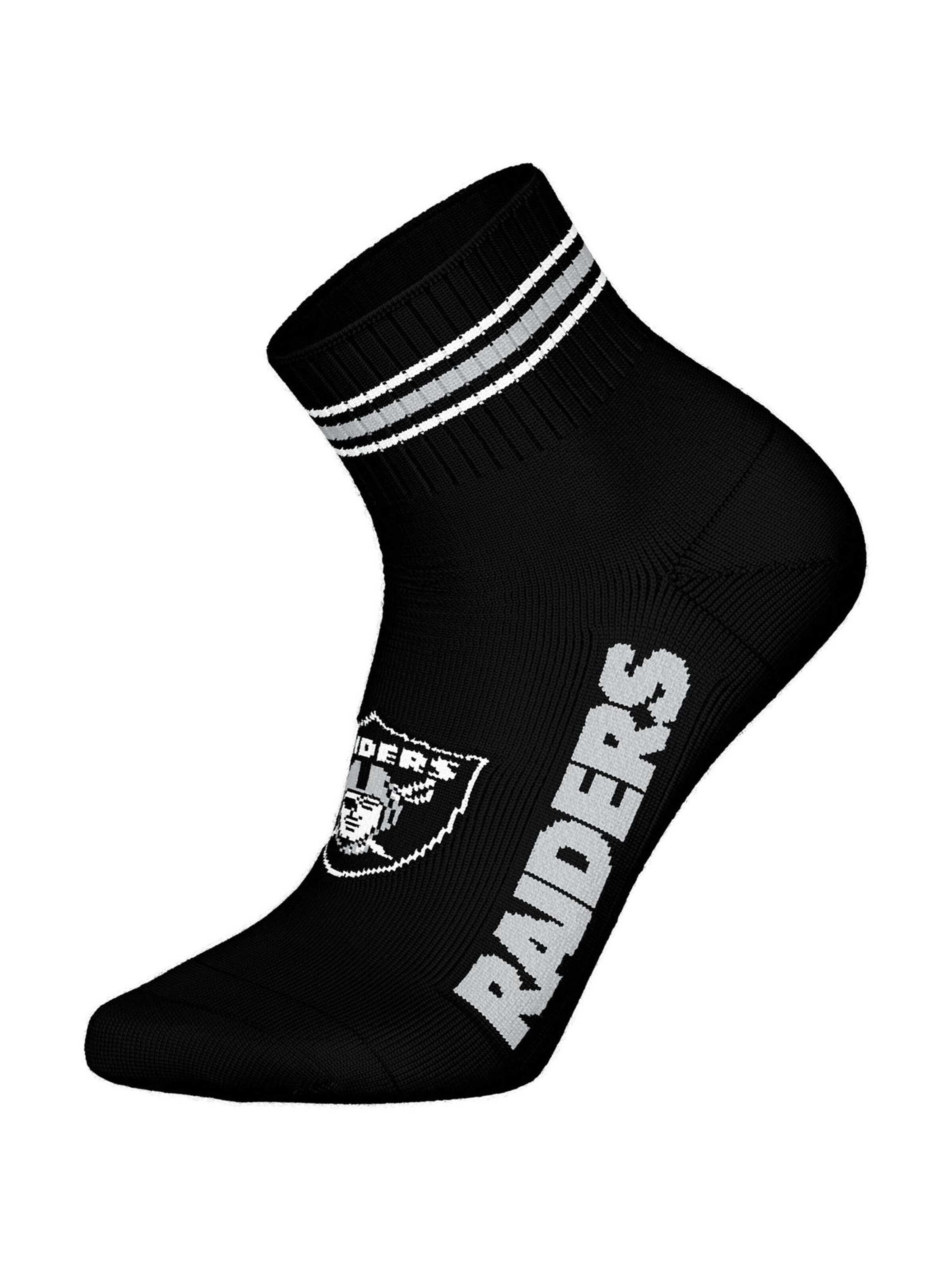 Chaussettes 'Las Vegas Raiders Quarter' Huddle en gris