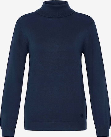 Pull-over ' OXAIDA ROLLNECK ' Oxmo en bleu : devant