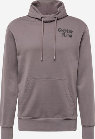 G-Star RAW Sweatshirt in Bruin: voorkant