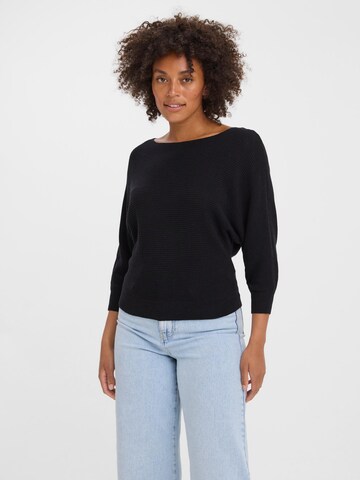 VERO MODA Sweater 'LEXSUN ' in Black: front