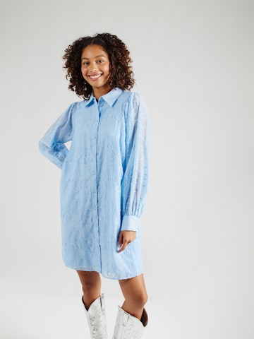 Robe-chemise 'FLORINA' Y.A.S en bleu : devant