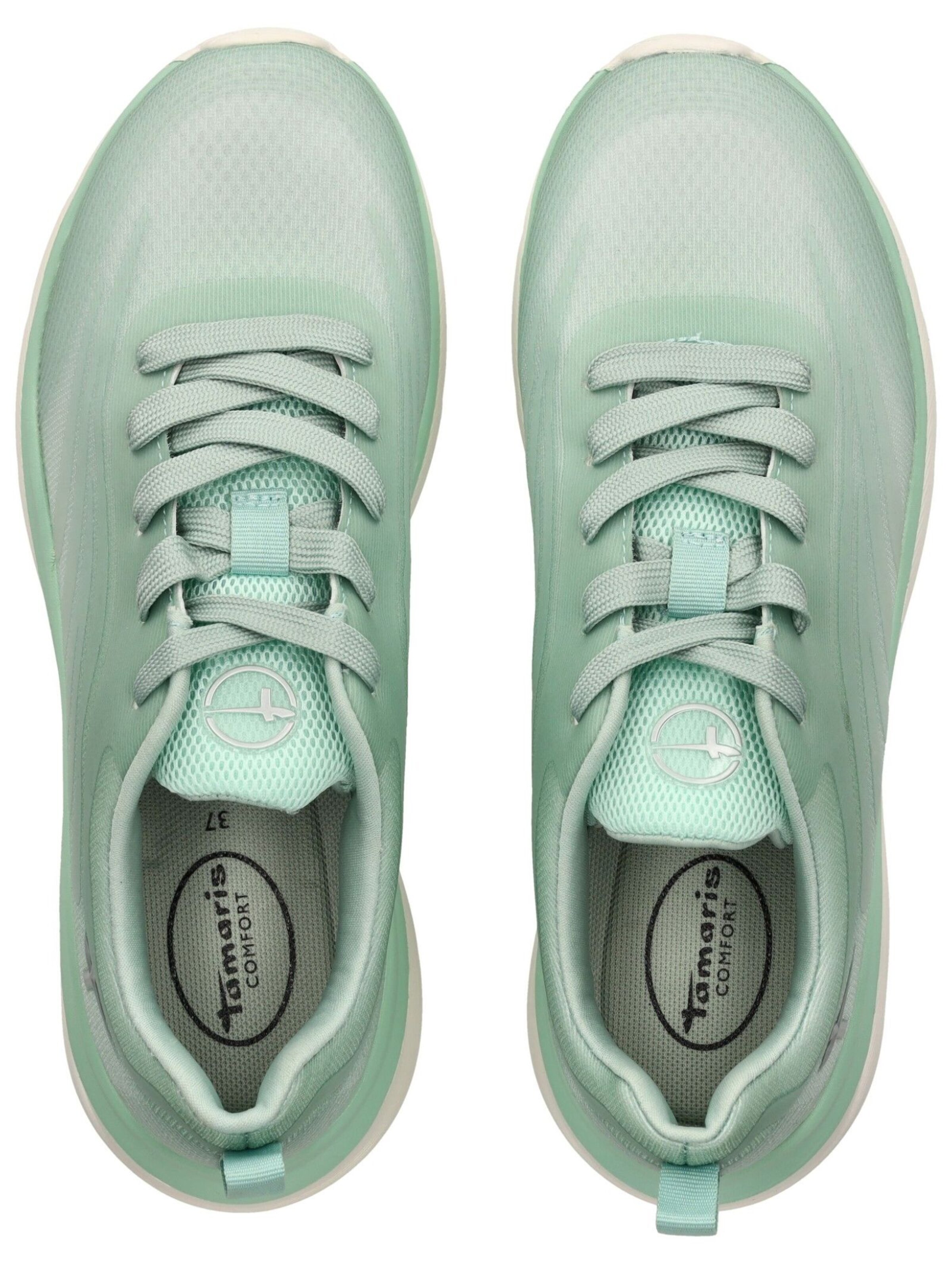 Sneaker bassa di Tamaris in verde