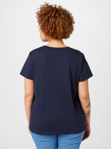 Levi's® Plus Shirt 'The Perfect Tee' in Blau