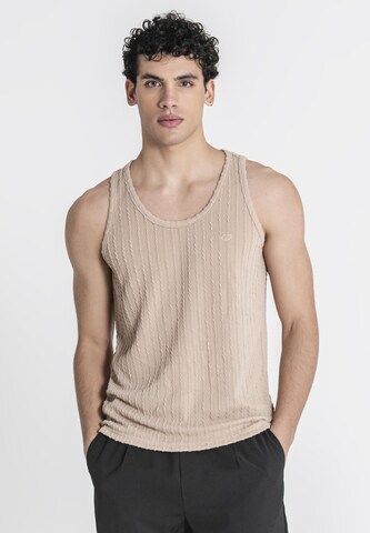 Gianni Kavanagh Shirt in Beige: Vorderseite