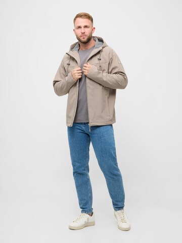 Derbe Performance Jacket 'Isleby' in Beige: front