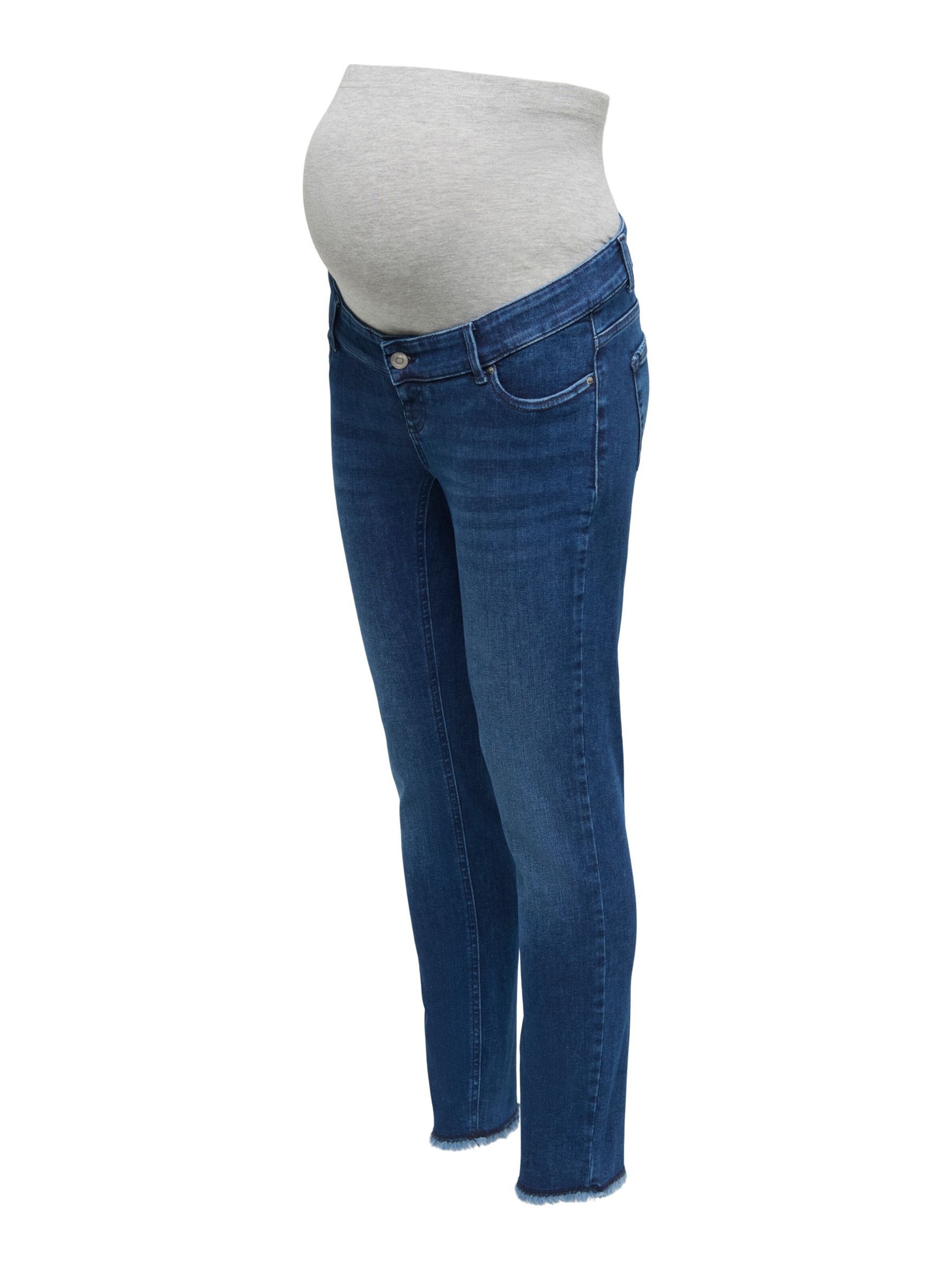 Only Maternity Slimfit Jeans 'OLMBlush' in Blauw