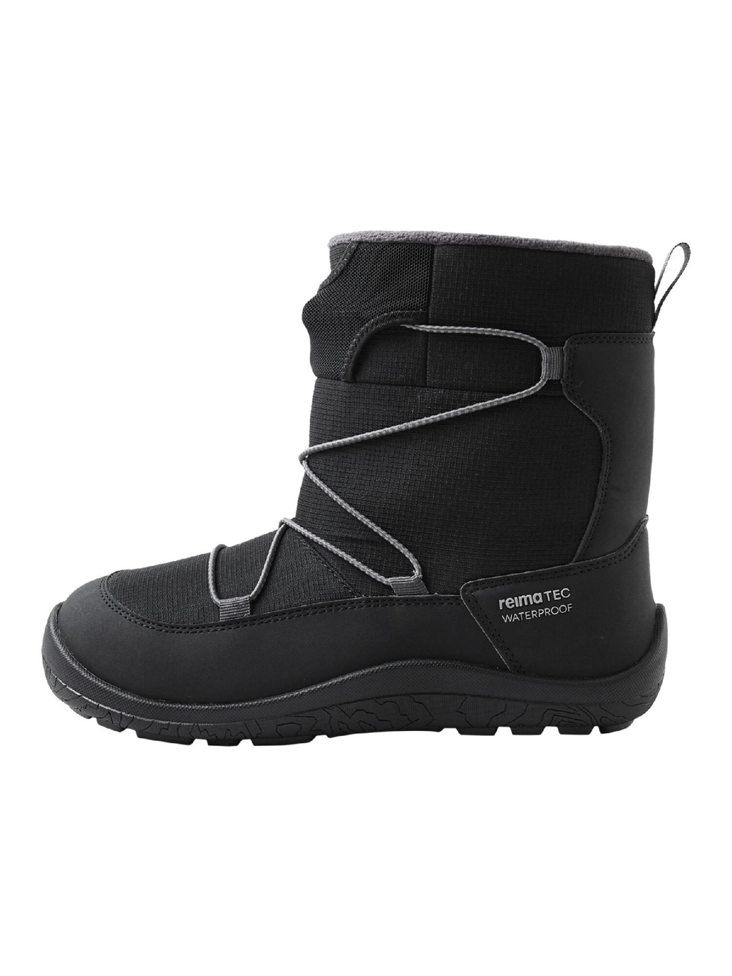 Bottes Reima en noir : devant