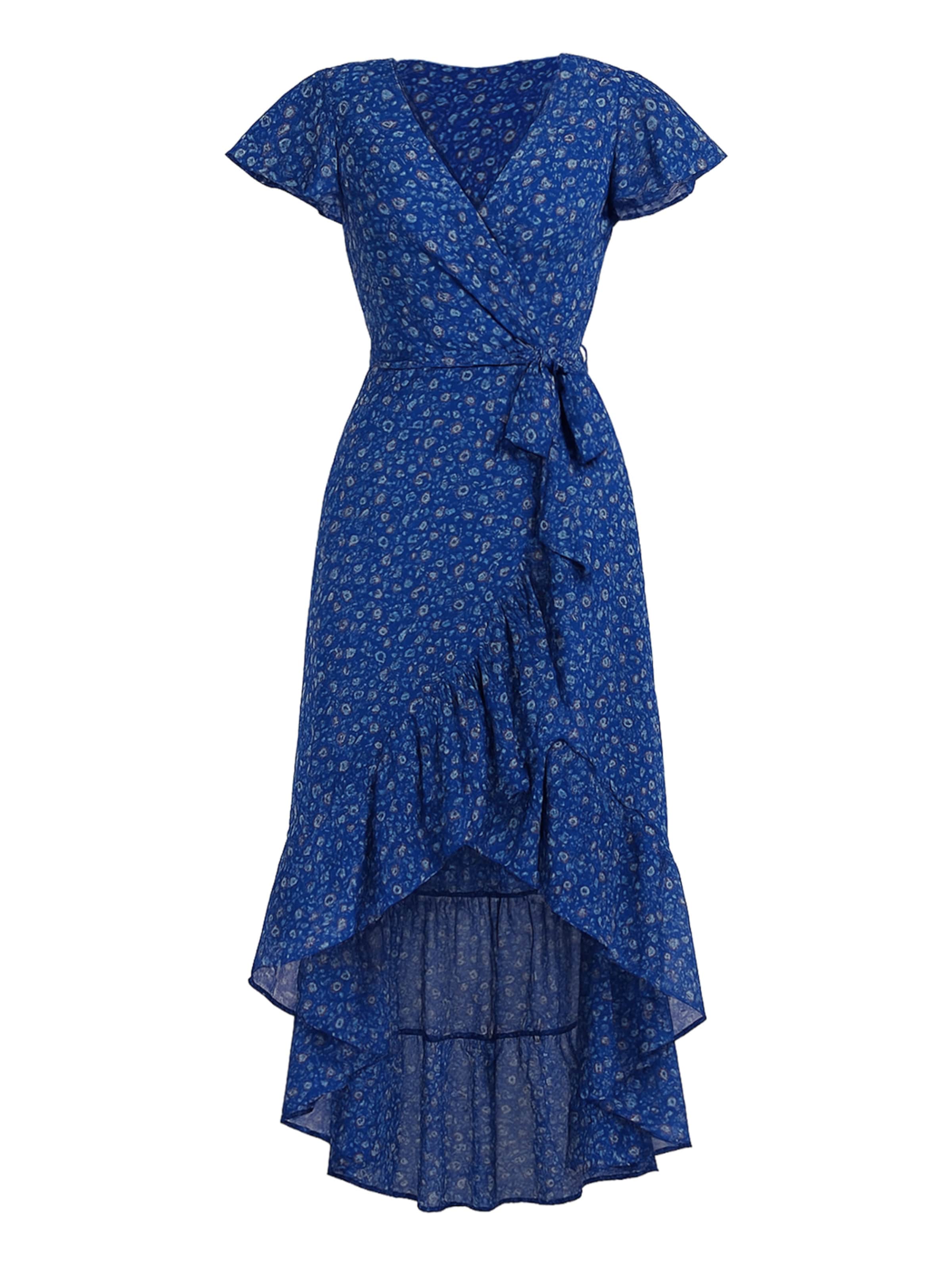 GODDIVA Dress in Blue: front