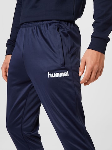 Hummel Regular Sporthose in Blau