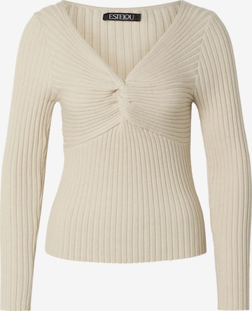 T-shirt Urban Classics en beige : devant