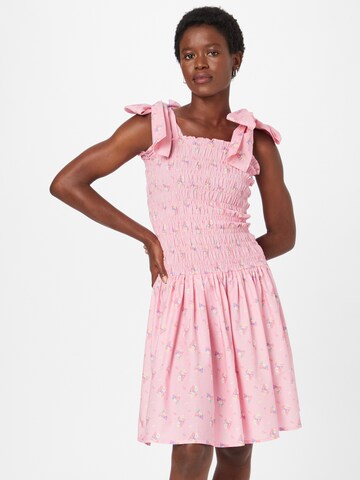Crās Summer Dress 'Fleurcras' in Pink: front
