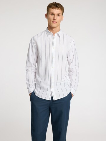 Coupe slim Chemise SELECTED HOMME en blanc