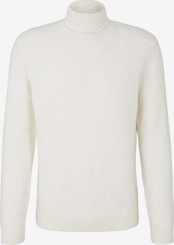 TOM TAILOR Sweater in White: front