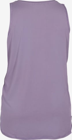 Active by Zizzi Sports Top 'Abasic' in Purple