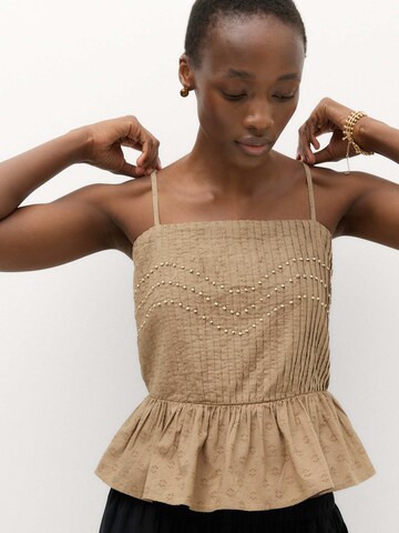 Haut Marks & Spencer en marron : devant