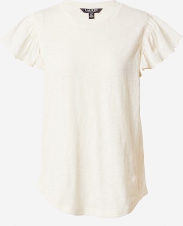 Lauren Ralph Lauren T-shirt 'FEMERIC' i beige: framsida