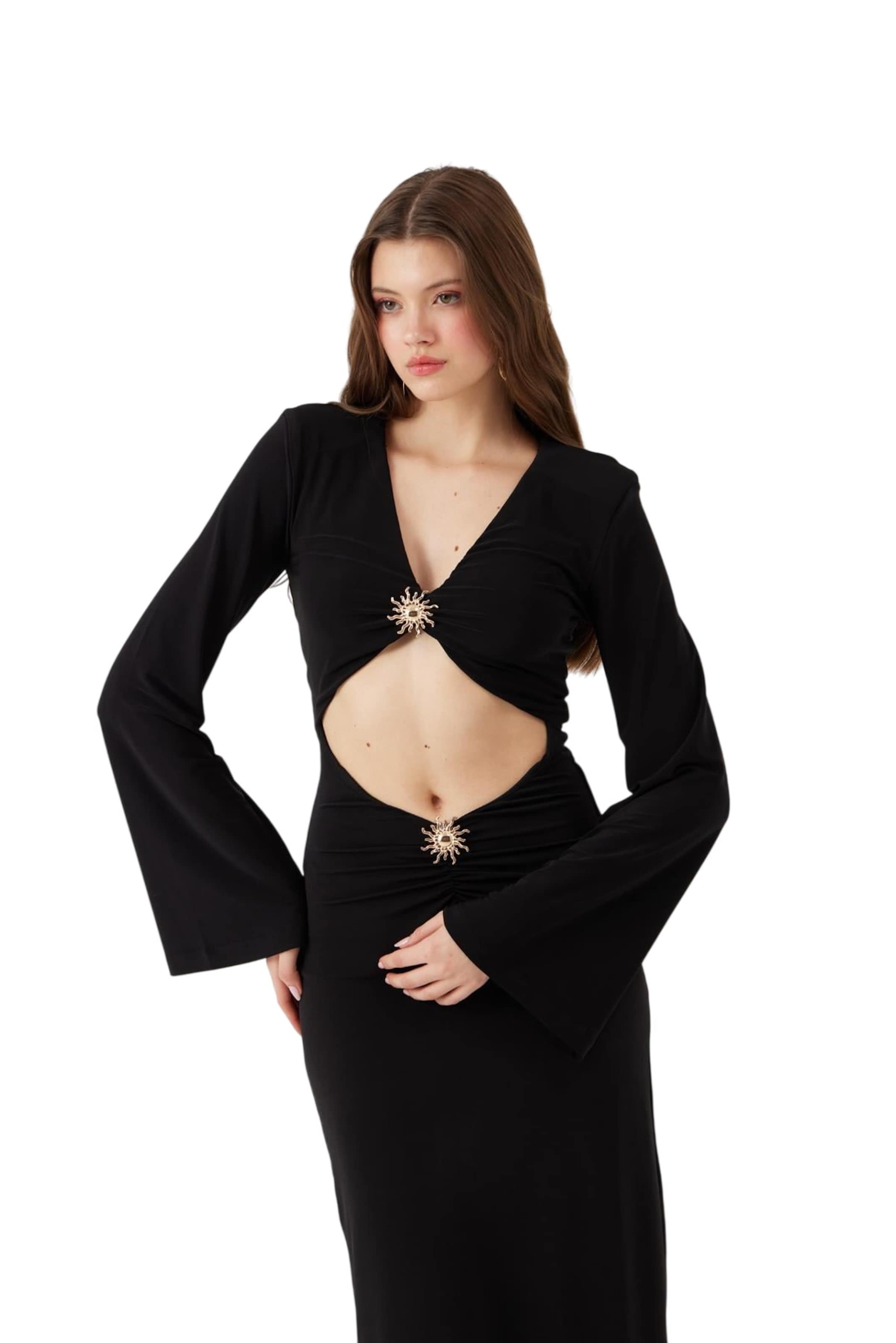 HOLLY LOLLY Kleid in Schwarz